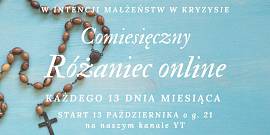 Miniatura Różaniec on-line w intencji małżeństw w kryzysie