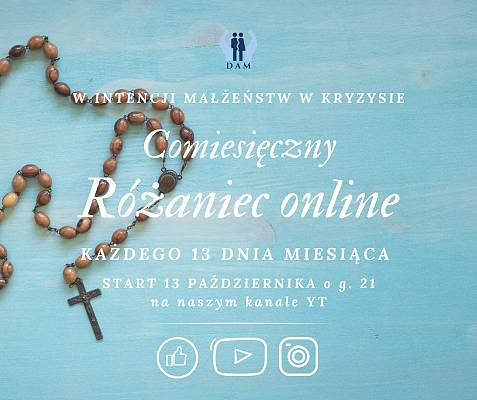 Różaniec on-line w intencji małżeństw w kryzysie